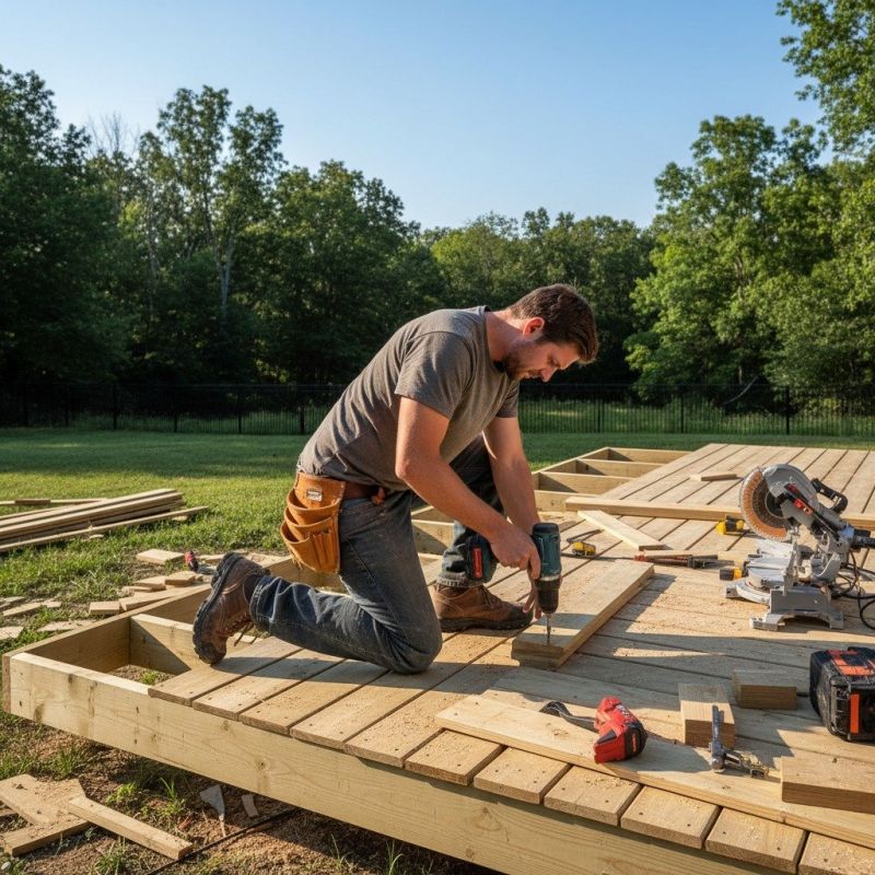 Enclosed Deck Installation