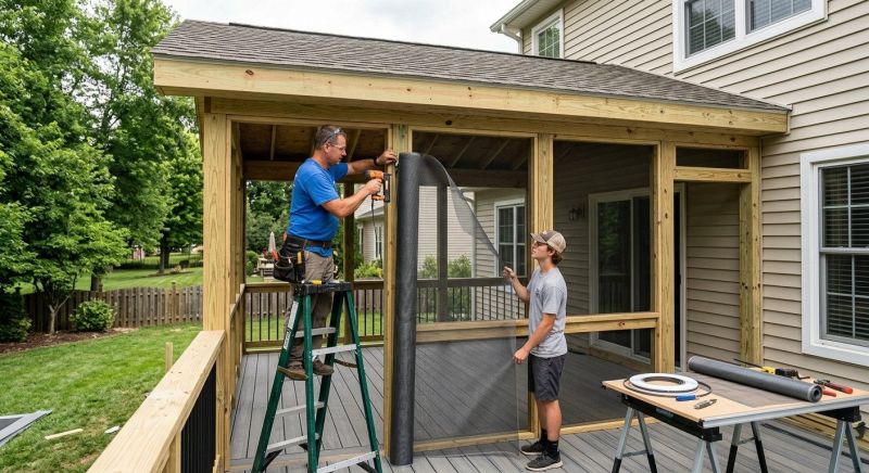 Enclosed Porch Construction in Chattanooga, TN