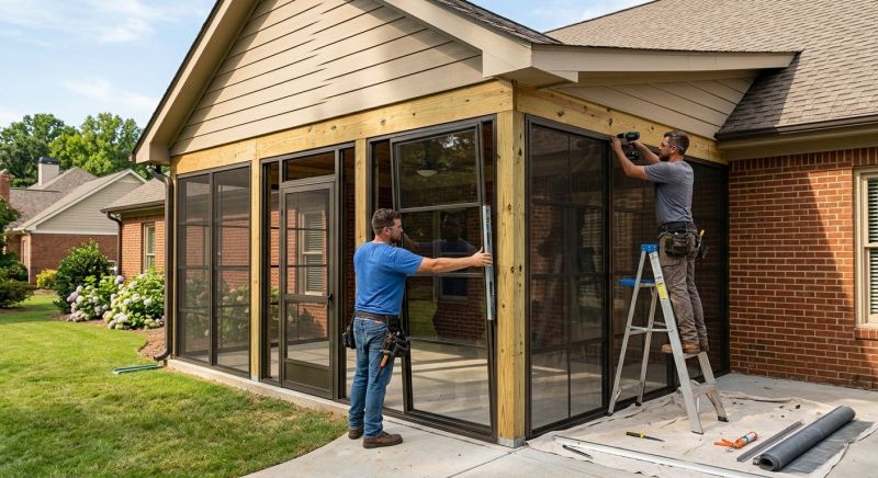 Screened In Porch Installation in Longmont, CO